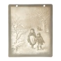 Litofania P.R - escena invierno