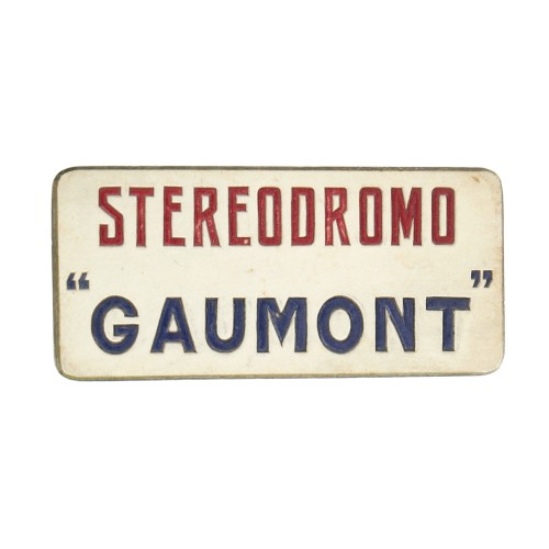 Cartel Stereodromo "Gaumont"