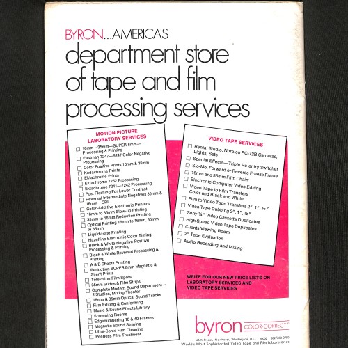American Cinematographer (Edición Junio 1974).