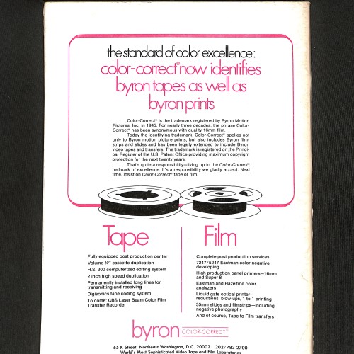 American Cinematographer (Edición especial "Film at Expo '74")