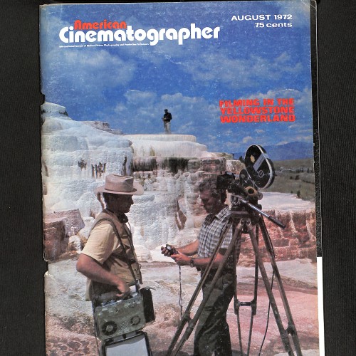 American Cinematographer (Filming in the Yellowstone Wonderland)