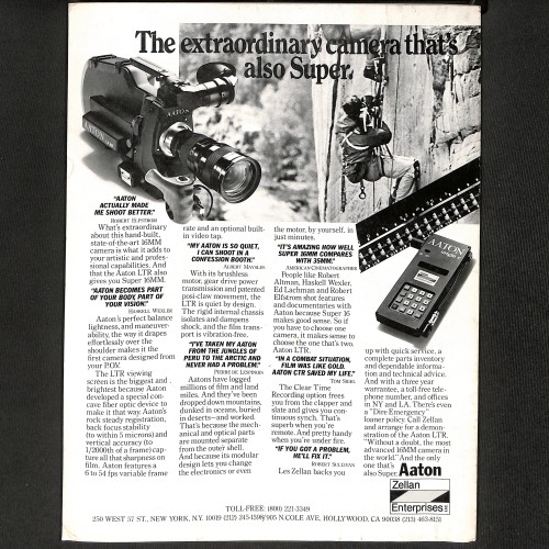 American Cinematographer, Elegidos para la gloria (Vol. 64, No. 11)