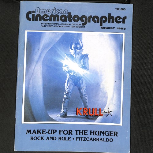 American Cinematographer, El ansia (Vol. 64, No. 8)