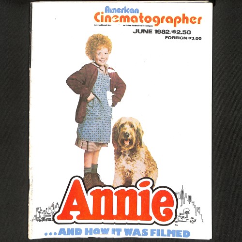American Cinematographer Adaptación musical Annie (Vol. 63, No. 6)
