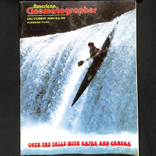 American Cinematographer Over the falls with kayak and camera (Vol. 62, No. 10)