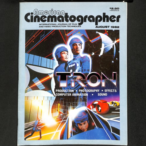 American Cinematographer TRON (1982) (Vol. 63, No. 8)