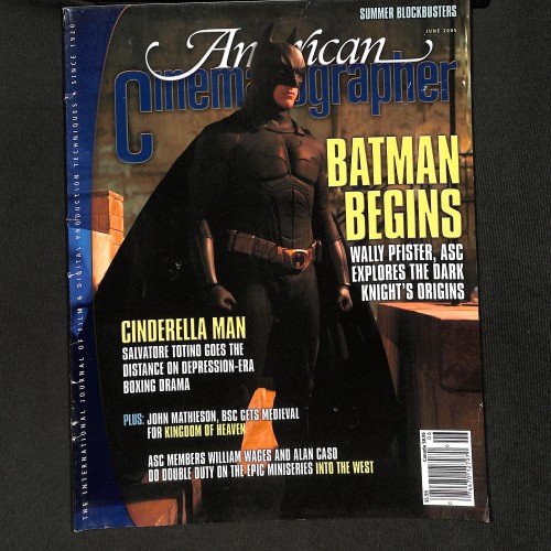 American Cinematographer, Batman Begins (Vol. 86, No. 6).