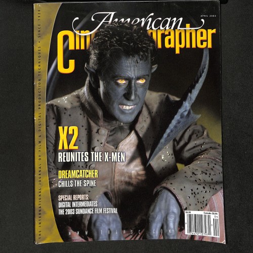 American Cinematographer, X2: X-Men United (Vol. 84, No. 4).