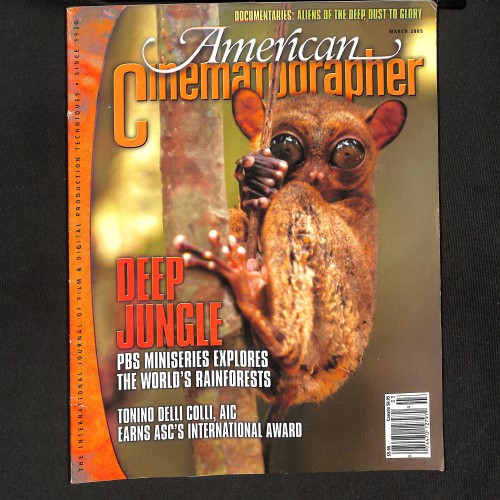 American Cinematographer, Aliens of the Deep y Dust to Glory (Vol. 86, No. 3)