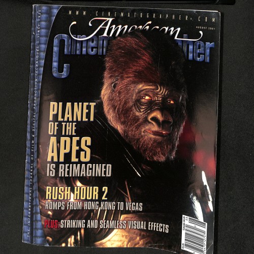 American Cinematographer, El planeta de los simios (Vol. 82, No. 8)