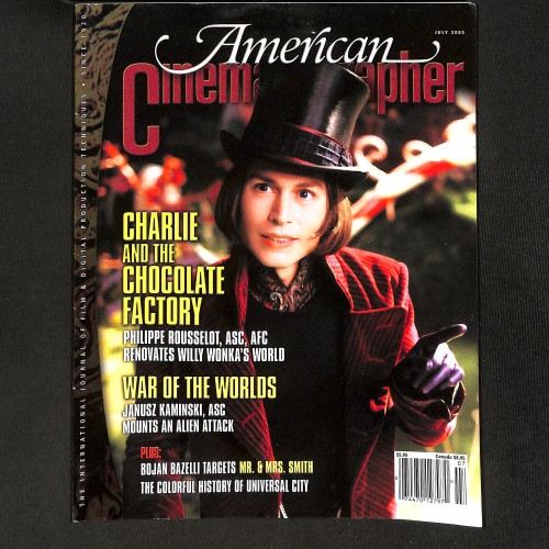 American Cinematographer, Charlie y la fábrica de chocolate (Vol. 86, No. 7)