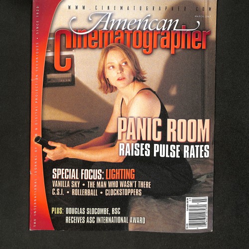 American Cinematographer, La habitación del pánico (Vol. 83, No. 3)