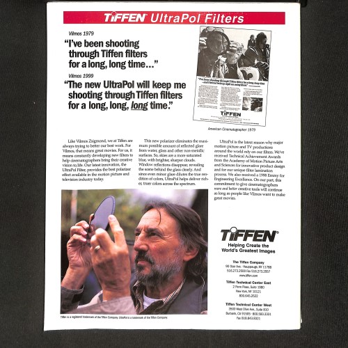 American Cinematographer, Al límite (Vol. 80, No. 11)