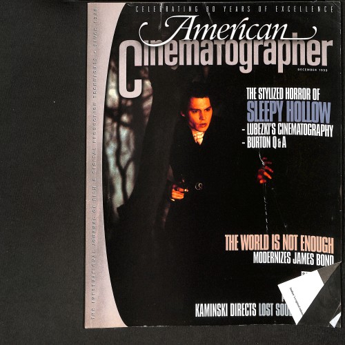 American Cinematographer, Sleepy Hollow (Vol. 80, No. 12)