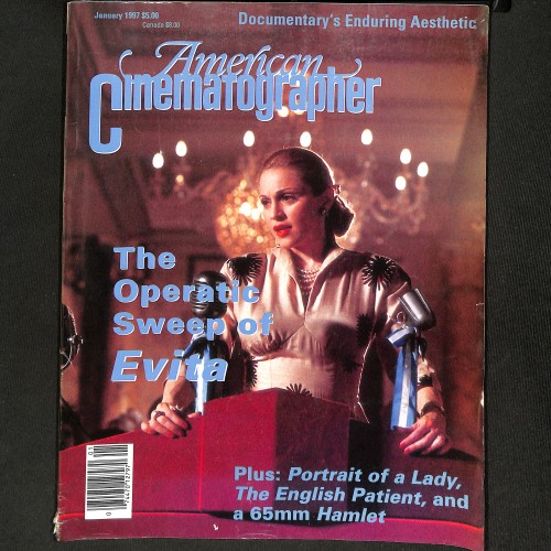 American Cinematographer, Evita (Vol. 78, No. 1)