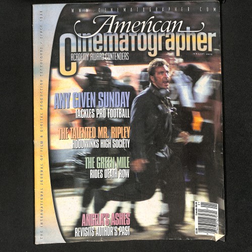 American Cinematographer, Un domingo cualquiera (Vol. 81, No. 1)