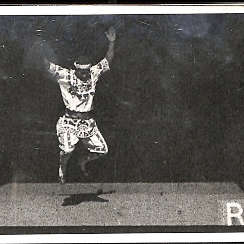 : Fotograma de película para el Kinetoscopio de Edison ("Acrobate").