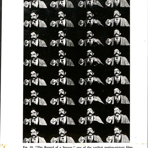 Fotografía: Fig. 10. "The Record of a Sneeze" (Edison Kinetoscopic Record of a Sneeze).
