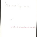 Reproducción fotográfica de un cartel publicitario danés de época y anotaciones de archivo en su reverso.