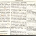 Doble página (págs. 47 y 48) del semanario de prensa ilustrada francesa Le Monde Illustré.