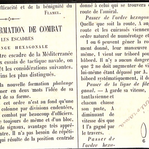 Grabado periodístico de época y recorte de texto explicativo relativo al espectáculo óptico "Stéréorama".