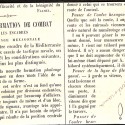 Grabado periodístico de época y recorte de texto explicativo relativo al espectáculo óptico "Stéréorama".