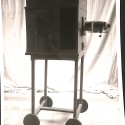 Fotografía: Phantascope de Robertson (reproducción del aparato conservado en el Musée des Arts et Métiers de París).