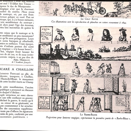 Prensa histórica: Le Miroir du Monde (Páginas correlativas de reportaje histórico).
