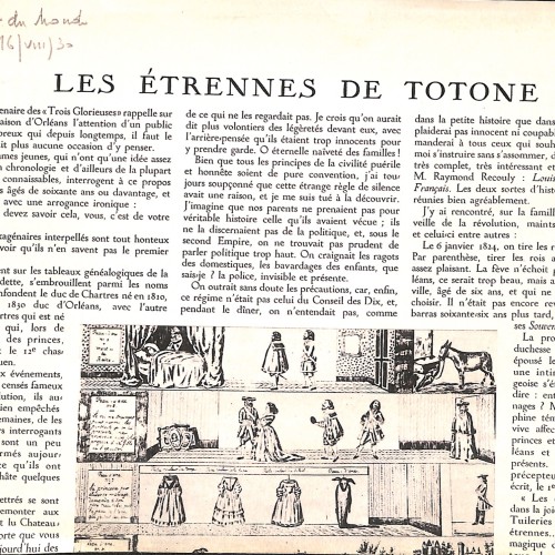 Ensayo historiográfico ilustrado sobre placas teatrales e infantiles para linterna mágica titulado "Les Étrennes de Totone".
