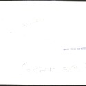 Grabado litográfico histórico (vista de París) con texto invertido en el margen superior y marcas de archivo en el reverso.