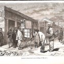 Grabado: Montreur de diorama dans les rues de Péking, publicado en Le Journal de la Jeunesse.