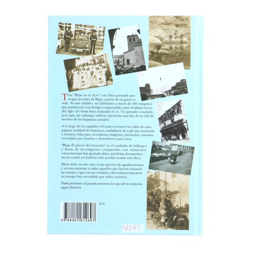 Libro Béjar. EL placer del recuerdo - Antonio Sánchez Sánchez