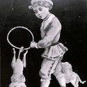 Fotografía histórica positiva en blanco y negro