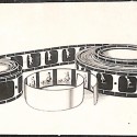 Fotografía histórica que reproduce un grabado técnico de bandas de animación