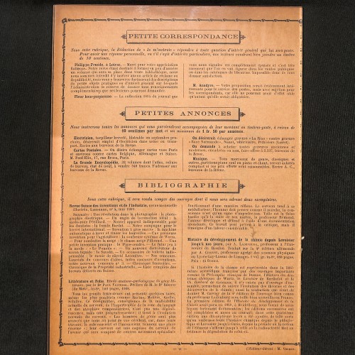 Página de revista o publicación periódica: L'oiseau dans la cage, de la revista Je m'instruis.