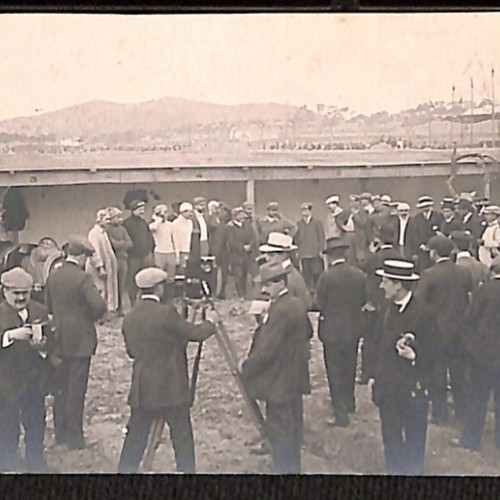 Fotografia rodaje sitaje camera coche 1908