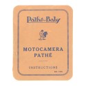 Manual Motocamera Pahé-Baby