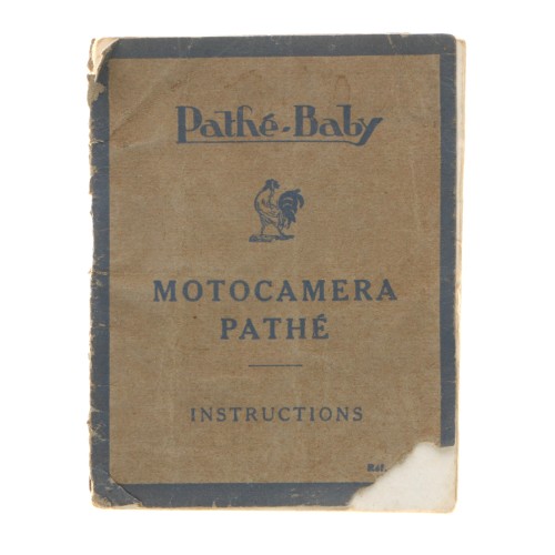 Manual de la Motocamera Pathé-Baby