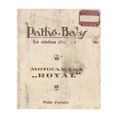Manual de instrucciones Pathé-Baby Motocaméra 'Royal'