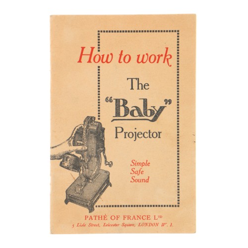 Manual del Proyector Pathe The "Baby" Projector