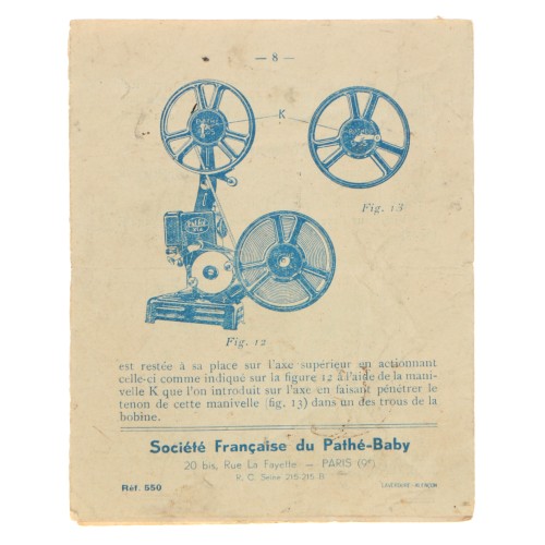Manual para Proyector Super Pathé-Kid