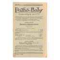Catálogo de cine Pathé-Baby de 1939