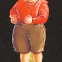 Muñeco recortable (niño obeso)