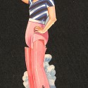 Muñeco recortable (señora)