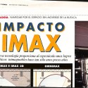 Recorte de prensa histórico: Reportaje "Impacto IMAX: Navegar por el espacio sin moverse de la butaca"