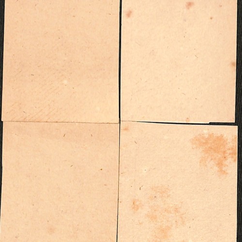 Conjunto de cuatro tarjetas gráficas o viñetas/serie de estampas alegóricas