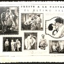 Tarjeta publicitaria: reportaje gráfico de "Frente a la pantalla: El Último Vals" (Der letzte Walzer, Arthur Robison, 1927).