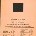 Catálogo-invitación de la muestra "Olis" de Lluís Pou en el Centre Passatge.