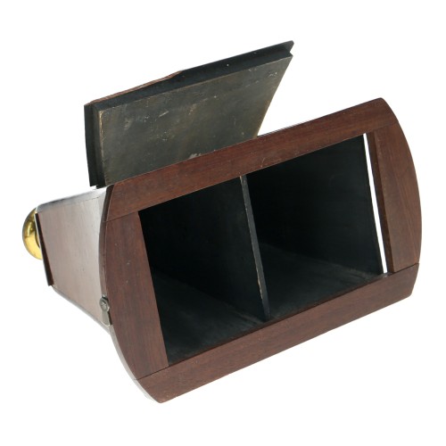 Visor estereoscopico de madera