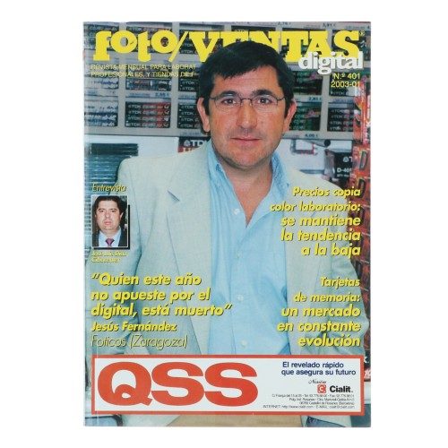 Magazine Photo / couverture numérique des ventes Nº401 2003-01 Jesús Fernández